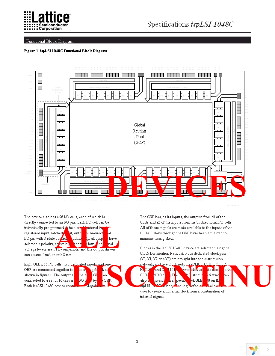 ISPLSI 1048C-50LQ Page 3